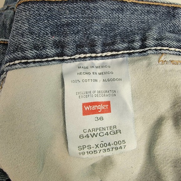 36 Wrangler Cargo Denim Shorts Jeans Jean Y - Picture 10 of 11